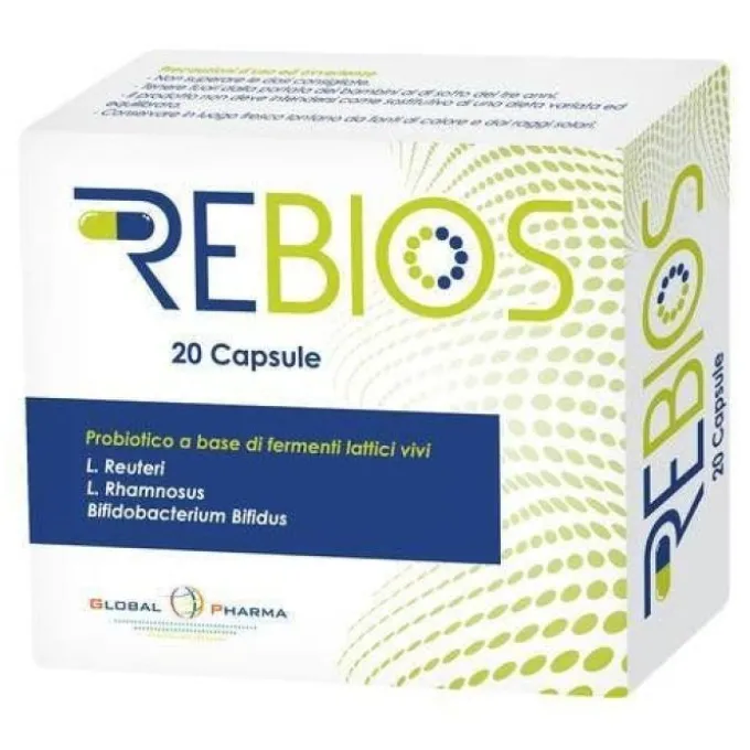 Global Rebios Integratore 20 Capsule Fermenti Lattici