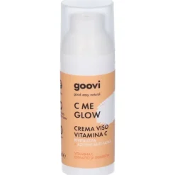 GOOVI C ME GLOW CREMA VISO RIVITALIZZANTE 50 ML FORMULA CON 98,7% DI INGREDIENTI DI ORIGINE NATURALE PER UN INCARNATO DALL'ASPETTO PIÙ UNIFORME E LUMINOSO