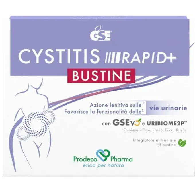 Gse Cystitis Rapid+ 10 Bustine Salute Intima Donna