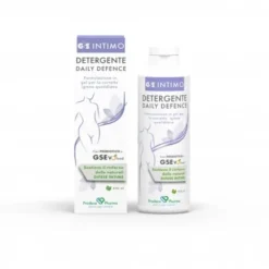GSE INTIMO DETERGENTE DAILY DEFENCE GEL DETERGENTE INTIMO 400 ML CON ESTRATTO DI SEMI DI POMPELMO GSEVOLVED, PREBIOTICI, OPUNTIA, ULIVO E CALENDULA, PH FISIOLOGICO, ORIGINE VEGETALE, UTILIZZABILE IN GRAVIDANZA