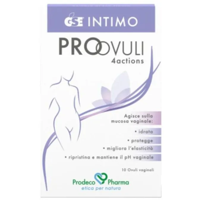 GSE INTIMO PROOVULI 4 ACTIONS - 10 OVULI - DISPOSITIVO MEDICO CLASSE IIA