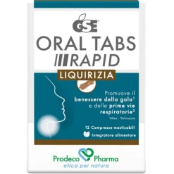 Gse Oral Tabs Rapid Liquirizia 12 Compresse Da 1,5 G