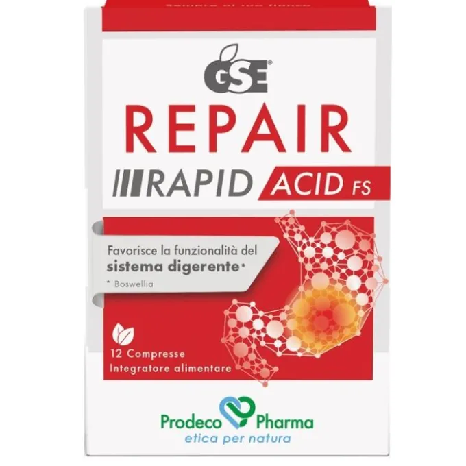 Gse Repair Rapid Acid Fs 12 Compresse Acidita'