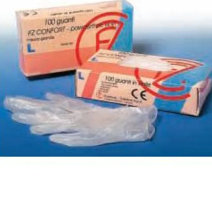 Guanto In Vinile Confort Misura Extra Large Antiaderente Biocompatibile Utilizzabile Anche A Contatto Con Sostanze Alimentari 100 Pezzi Senza Polvere