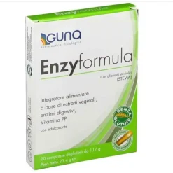 Guna Enzyformula Integratore Di Enzimi Digestivi 20 Compresse Omeopatia