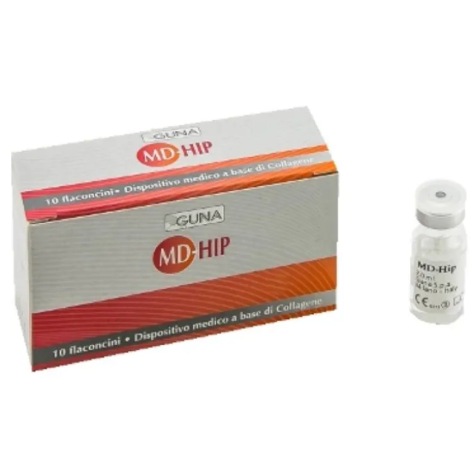 Guna Md-Hip Con Collagene 10 Flaconcini 2 Ml Dolori Articolari - Iniettabili