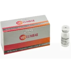 Guna Md-Lumbar Con Collagene 10 Flaconcini Dolori Articolari - Iniettabili