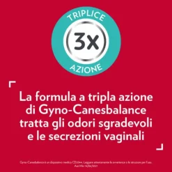 Gyno-Canesbalance Gel Vaginale Contro Vaginosi Batterica E Infezioni Vaginali 7 Flaconcini Applicatori Monouso
