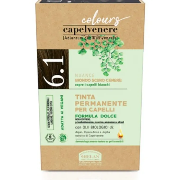 Helan Capelvenere Colours Tinta Capelli 6,1N Biondo Scuro Cenere Tinte
