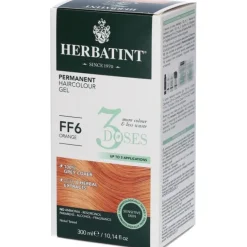 Herbatint Tintaura Per Capelli Gel Permanente Ff6 Orange 3 Dosi 300Ml
