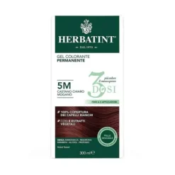 Herbatint Tintura Capelli Gel Permanente 3Dosi 5M Castano Chiaro Mogano 300 Ml