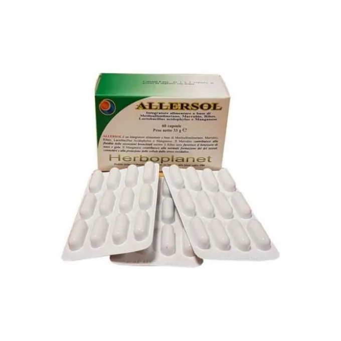 Herboplanet Allersol 60 Capsule Antistaminici Sistemici
