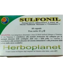 Herboplanet Sulfonil Integratore Vitamina C 60 Capsule Integratori Anticaduta