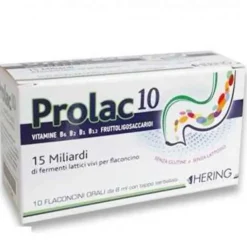 Hering Prolac 10 Fermenti Lattici 15 Miliardi 10 Flaconcini Da 8 Ml