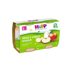 Hipp Biologico Omogeneizzato Merenda Mela E Yogurt 2 X125 G Merende E Snack