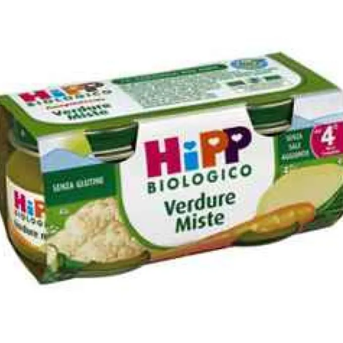 Hipp Biologico Omogeneizzato Verdure Miste 2 X 80 G