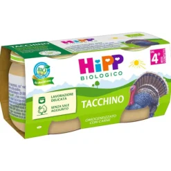 Hipp Bio Omogeneizzato Tacchino 2 Pezzi Da 80 G