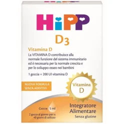 Hipp D3 5 Ml Nuova Formula Salute Del Neonato