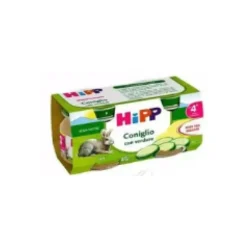 Hipp Omogeneizzato Coniglio Con Patate 2 Pezzi Da 80 G Carne