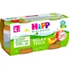 Hipp Omogeneizzato Mela/Pesca 4M+ 2X80G