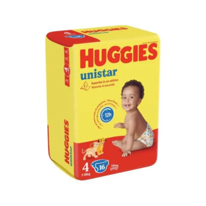 Huggies Unistar Base Taglia 4 16 Pezzi
