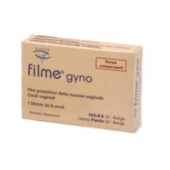 Hulka Filme Gyno 6 Ovuli Lubrificanti Mucosa Vaginale Ripristino Microflora