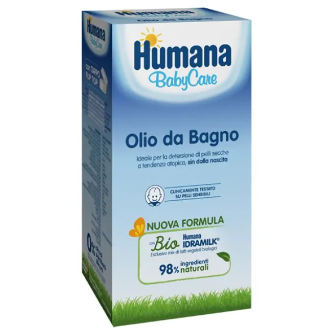 Humana Baby Care Olio Bagno 200Ml Detergenti