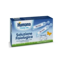 Humana Baby Soluzione Fisiologica Igiene Pulizia Nasale 5Mlx20 Flaconcini