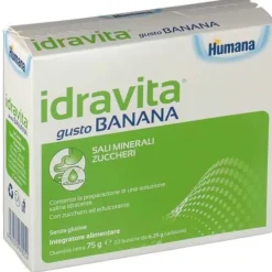 Humana Idravita Integratore Gusto Banana 12 Bustine Diarrea