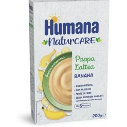 Humana Pappa Lattea Banana 200 G Creme E Minestrine