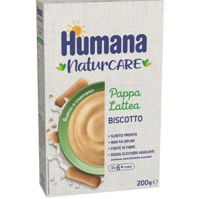 Humana Pappa Lattea Biscotto 200 G Farine Lattee