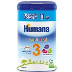 Humana 3 Piccoli Eroi 1100G Latte Per La Crescita