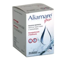 Ibsa Aliamare Iper Soluzione Ipertonica Igiene Nasale 25 Flaconcini Monodose 5 Ml