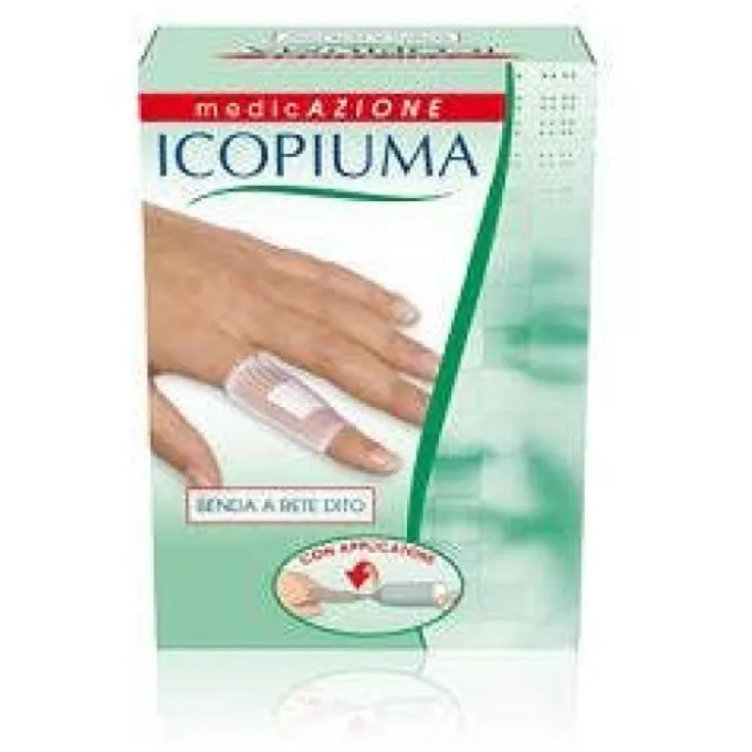Icopiuma Benda A Rete Dito Con Applicatore Calibro 1 Bende A Rete