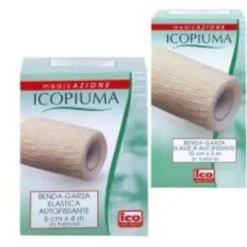 Icopiuma Benda Garza Elastica Autofissante Cm 6X4 M Bende Elastiche Autofissanti