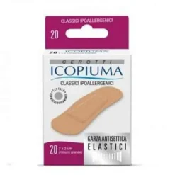 Icopiuma Cerotti Classici Ipoallergenici Misura Media 20 Pezzi
