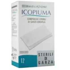 Icopiuma Compresse Adesive Di Garza Sterili In Tnt 36X40 Cm 12 Pezzi
