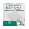 Icopiuma Compresse Adesive Di Garza Sterili In Tnt 10X10 Cm 100 Pezzi