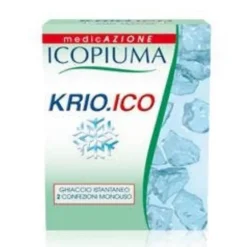 Icopiuma Krio Ghiaccio Istantaneo 2 Bustine Cuscinetti Gel Freddo