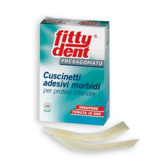 Ideco Fittydent Cuscinetti Morbidi 15 Pezzi Offerta Speciale Adesivi Protesi