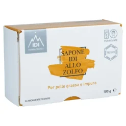 Idi Sapone Zolfo Pelle Grassa Detergente 100 Gr Detersione Pelle Normale
