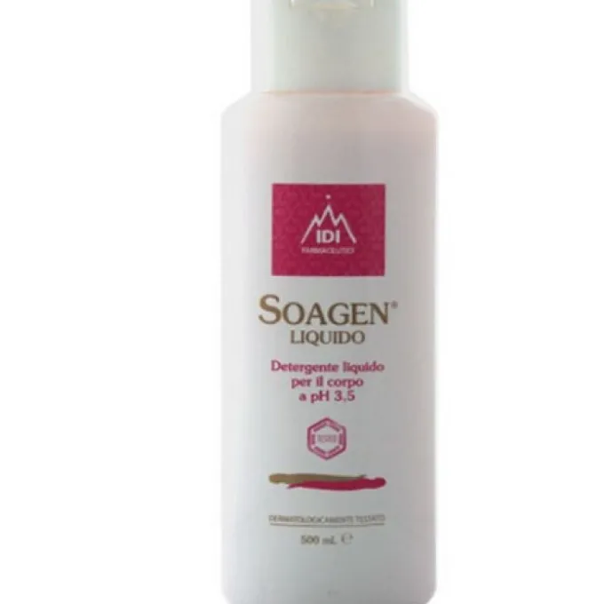 Idi Soagen Liquido Detergente Per Il Corpo 500 Ml Detersione Pelle Normale