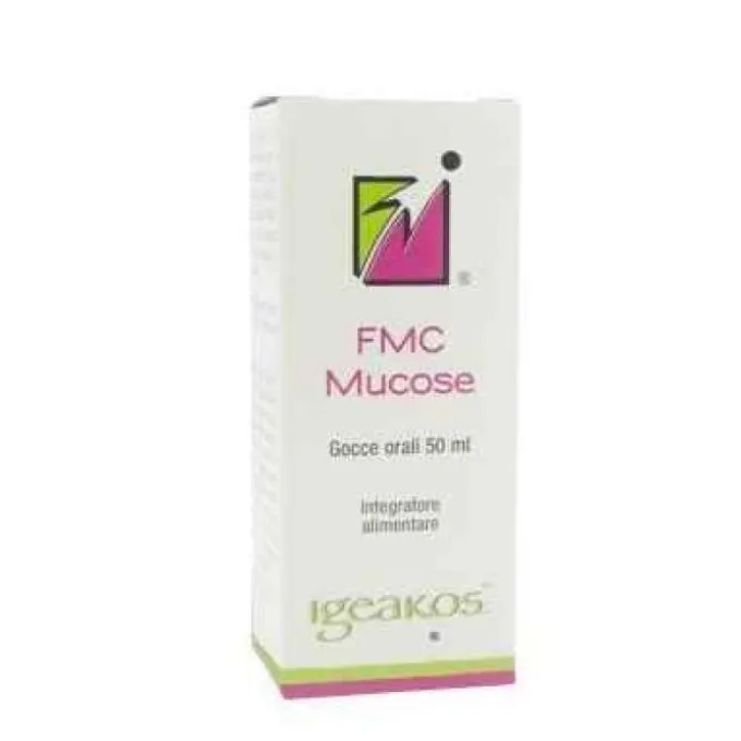 Igeakos Fmc Mucose Gocce Orali Integratore 50 Ml Disinfettanti Bocca E Gola Collutorio