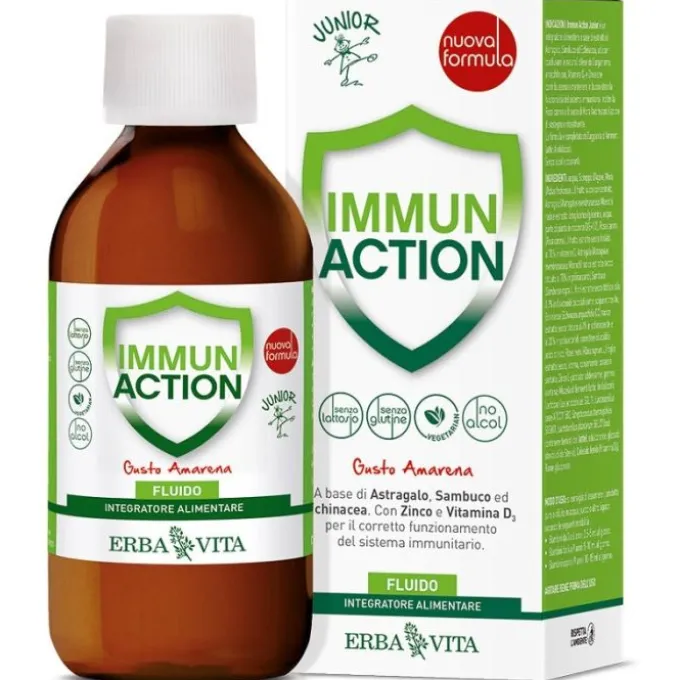 Immun Action Junior 200Ml Immunostimolanti