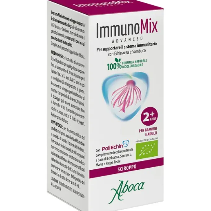 Immunomix Advanced Aboca Sciroppo Per Il Sistema Immunitario Flacone Da 210 Gr
