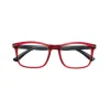 Industrie Ottiche Italiane Corpootto Crystal Occhiali Per Lettura Unisex Rosso +1,00 + Astuccio In Pelle"