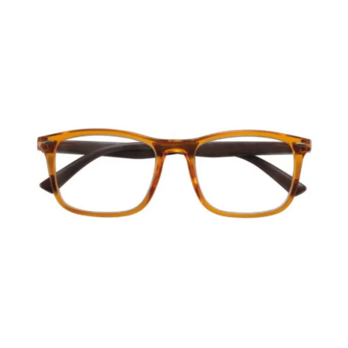 Industrie Ottiche Italiane Corpootto Crystal Occhiali Per Lettura Unisex Giallo +1,00 + Astuccio In Pelle"