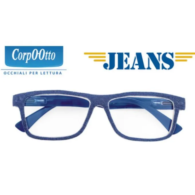 Industrie Ottiche Italiane Srl Sixtus Italia Corpootto Occhiali Lettura Jeans Blu D + 1,00