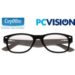 Industrie Ottiche Italiane Srl Occhiale Premontato Pcvision Nero +0,00 Occhiali