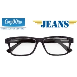 Industrie Ottiche Italiane Srl Sixtus Italia Corpootto Occhiali Lettura Jeans Nero D + 2,50